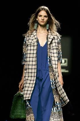 Model bei der Alianto Fashion Show auf der Mercedes-Benz Fashion Week Madrid Spring Summer 2016. Madrid, 18.09.2015 Alianto Model 