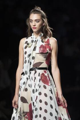 Sept. 18, 2015 - Madrid, Madrid, Spain - A model showcases designs by Francis Montesinos on the runway at the Francis Montesinos show during Mercedes-Benz Fashion Week Madrid Spring Summer 2016 at Ifema on September 18, 2015 in Madrid, Spain. Madrid Spain  - ZUMAn230