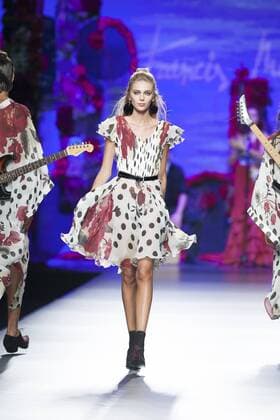 Sept. 18, 2015 - Madrid, Madrid, Spain - A model showcases designs by Francis Montesinos on the runway at the Francis Montesinos show during Mercedes-Benz Fashion Week Madrid Spring Summer 2016 at Ifema on September 18, 2015 in Madrid, Spain. Madrid Spain  - ZUMAn230