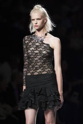 Sept. 18, 2015 - Madrid, Spain - A model showcases designs by Francis Montesinos on the runway at the Francis Montesinos show during Mercedes-Benz Fashion Week Madrid Spring Summer 2016 at Ifema on September 18, 2015 in Madrid, Spain. Madrid Spain  - ZUMAn230