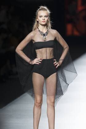 Sept. 18, 2015 - Madrid, Madrid, Spain - A model showcases designs by Francis Montesinos on the runway at the Francis Montesinos show during Mercedes-Benz Fashion Week Madrid Spring Summer 2016 at Ifema on September 18, 2015 in Madrid, Spain. Madrid Spain  - ZUMAn230