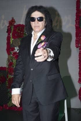 Sept. 18, 2015 - Madrid, Madrid, Spain - Israeli-US singer guitarist Gene Simmons of US rock band Kiss during the presentation of Francis Montesinos Spring-Summer 2016 collection during the Madrid Fashion Week in Madrid on September 18, 2015. Madrid Spain  - ZUMAn230