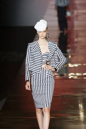 Sept. 18, 2015 - Madrid, Madrid, Spain - A model showcases designs by Roberto Verino on the runway at the Roberto Verino show during Mercedes-Benz Fashion Week Madrid Spring Summer 2015 16 at Ifema on September 18, 2015 in Madrid, Spain. Madrid Spain  - ZUMAn230