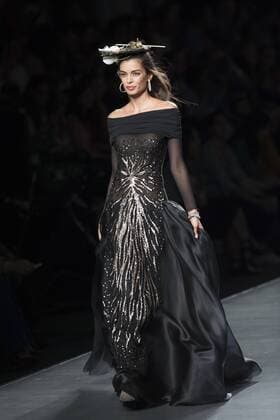 Sept. 18, 2015 - Madrid, Spain - A model showcases designs by Francis Montesinos on the runway at the Francis Montesinos show during Mercedes-Benz Fashion Week Madrid Spring Summer 2016 at Ifema on September 18, 2015 in Madrid, Spain. Madrid Spain  - ZUMAn230