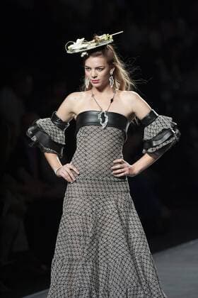 Sept. 18, 2015 - Madrid, Madrid, Spain - A model showcases designs by Francis Montesinos on the runway at the Francis Montesinos show during Mercedes-Benz Fashion Week Madrid Spring Summer 2016 at Ifema on September 18, 2015 in Madrid, Spain. Madrid Spain  - ZUMAn230