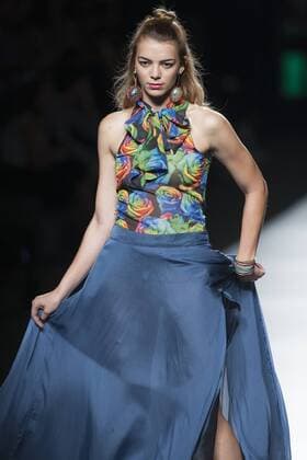 Sept. 18, 2015 - Madrid, Madrid, Spain - A model showcases designs by Francis Montesinos on the runway at the Francis Montesinos show during Mercedes-Benz Fashion Week Madrid Spring Summer 2016 at Ifema on September 18, 2015 in Madrid, Spain. Madrid Spain  - ZUMAn230