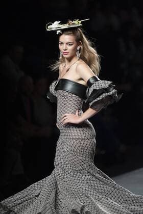 Sept. 18, 2015 - Madrid, Madrid, Spain - A model showcases designs by Francis Montesinos on the runway at the Francis Montesinos show during Mercedes-Benz Fashion Week Madrid Spring Summer 2016 at Ifema on September 18, 2015 in Madrid, Spain. Madrid Spain  - ZUMAn230