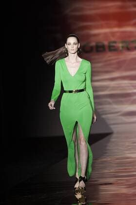 Sept. 18, 2015 - Madrid, Spain - A model showcases designs by Roberto Verino on the runway at the Roberto Verino show during Mercedes-Benz Fashion Week Madrid Spring Summer 2015 16 at Ifema on September 18, 2015 in Madrid, Spain. Madrid Spain  - ZUMAn230