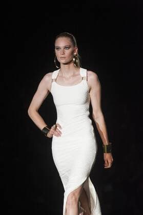 Sept. 18, 2015 - Madrid, Madrid, Spain - A model showcases designs by Roberto Verino on the runway at the Roberto Verino show during Mercedes-Benz Fashion Week Madrid Spring Summer 2015 16 at Ifema on September 18, 2015 in Madrid, Spain. Madrid Spain  - ZUMAn230
