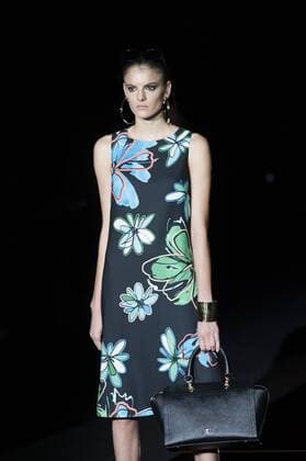 Sept. 18, 2015 - Madrid, Madrid, Spain - A model showcases designs by Roberto Verino on the runway at the Roberto Verino show during Mercedes-Benz Fashion Week Madrid Spring Summer 2015 16 at Ifema on September 18, 2015 in Madrid, Spain. Madrid Spain  - ZUMAn230