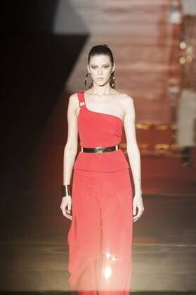 Sept. 18, 2015 - Madrid, Spain - A model showcases designs by Roberto Verino on the runway at the Roberto Verino show during Mercedes-Benz Fashion Week Madrid Spring Summer 2015 16 at Ifema on September 18, 2015 in Madrid, Spain. Madrid Spain  - ZUMAn230