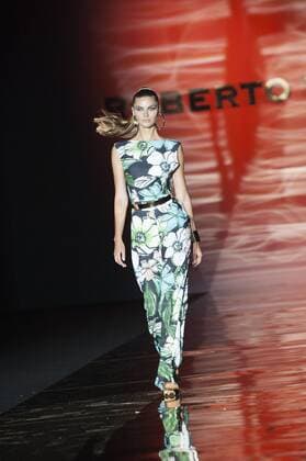 Sept. 18, 2015 - Madrid, Madrid, Spain - A model showcases designs by Roberto Verino on the runway at the Roberto Verino show during Mercedes-Benz Fashion Week Madrid Spring Summer 2015 16 at Ifema on September 18, 2015 in Madrid, Spain. Madrid Spain  - ZUMAn230
