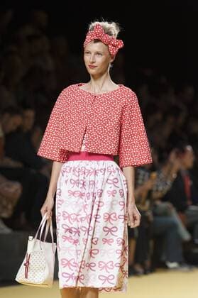 Sept. 18, 2015 - Madrid, Spain - A model showcases designs by Agatha Ruiz de la Prada on the runway at the Agatha Ruiz de la Prada show during the Mercedes-Benz Fashion Week Madrid Spring Summer 2016 at Ifema on September 18, 2015 in Madrid, Spain. Madrid Spain  - ZUMAn230