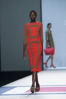Sept. 18, 2015 - Madrid, Madrid, Spain - A model showcases designs by Devota & Lomba on the runway at the Ailanto show during Mercedes-Benz Fashion Week Madrid Spring Summer 2016 at Ifema on September 18, 2015 in Madrid, Spain. Madrid Spain  - ZUMAn230