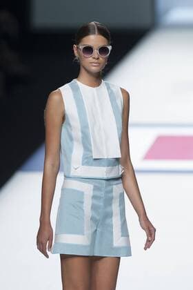 Sept. 18, 2015 - Madrid, Madrid, Spain - A model showcases designs by Devota & Lomba on the runway at the Ailanto show during Mercedes-Benz Fashion Week Madrid Spring Summer 2016 at Ifema on September 18, 2015 in Madrid, Spain. Madrid Spain  - ZUMAn230