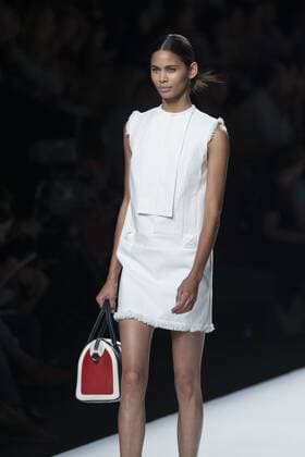 Sept. 18, 2015 - Madrid, Madrid, Spain - A model showcases designs by Devota & Lomba on the runway at the Ailanto show during Mercedes-Benz Fashion Week Madrid Spring Summer 2016 at Ifema on September 18, 2015 in Madrid, Spain. Madrid Spain  - ZUMAn230