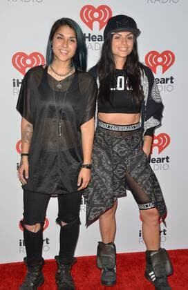 Sept. 18, 2015 - Las Vegas, Nevada, United States of America - DJs Krewella attends the 2015 iHeartRadio Music Festival on September 18, 2015 at MGM Grand Arena in Las Vegas, Nevada. Las Vegas United States of America - ZUMAt114