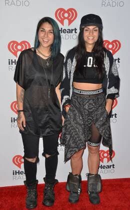 Sept. 18, 2015 - Las Vegas, Nevada, United States of America - DJs Krewella attends the 2015 iHeartRadio Music Festival on September 18, 2015 at MGM Grand Arena in Las Vegas, Nevada. Las Vegas United States of America - ZUMAt114