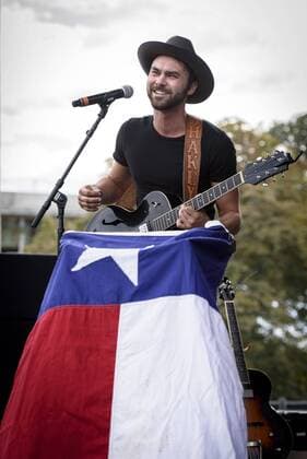 Sept. 18, 2015 - Shakey Graves (born Alejandro Rose-Garcia) an Americana musician from Austin, Texas, performed a sold out show at TURF Music Festival in Toronto. In picture: SHAKEY GRAVES - ZUMAm154