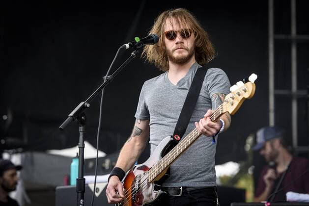 Sept. 18, 2015 - American emo band from Omaha, Nebraska, DESAPARECIDOS performed a sold out show at TURF Music Festival in Toronto. In picture: CONOR OBERST,.LANDON HEDGES,.MATT BAUM,.DENVER DALLEY,.IAN MCELROY - ZUMAm154