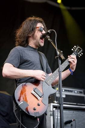 Sept. 18, 2015 - American emo band from Omaha, Nebraska, DESAPARECIDOS performed a sold out show at TURF Music Festival in Toronto. In picture: CONOR OBERST,.LANDON HEDGES,.MATT BAUM,.DENVER DALLEY,.IAN MCELROY - ZUMAm154