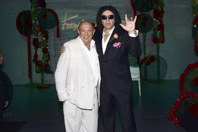 Francis Montesinos und Gene Simmons (Kiss) bei der Francis Montesinos Fashion Show auf der Mercedes-Benz Fashion Week Madrid Spring Summer 2016. Madrid, 18.09.20156 Francis Montesinos, Gene Simmons 