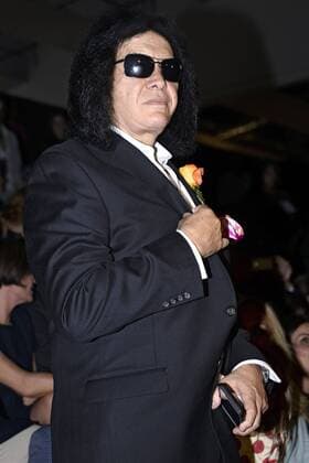 Gene Simmons (Kiss) bei der Francis Montesinos Fashion Show auf der Mercedes-Benz Fashion Week Madrid Spring Summer 2016. Madrid, 18.09.20156 Gene Simmons (Kiss) 