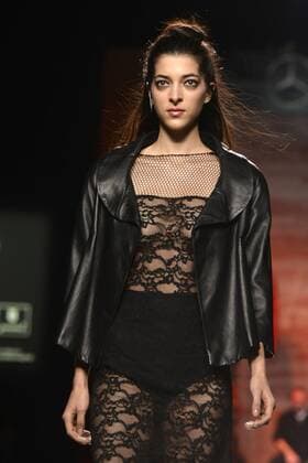 Model bei der Francis Montesinos Fashion Show auf der Mercedes-Benz Fashion Week Madrid Spring Summer 2016. Madrid, 18.09.2015 Montesinos Model 