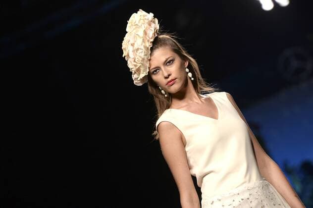 Model bei der Francis Montesinos Fashion Show auf der Mercedes-Benz Fashion Week Madrid Spring Summer 2016. Madrid, 18.09.2015 Montesinos Model 