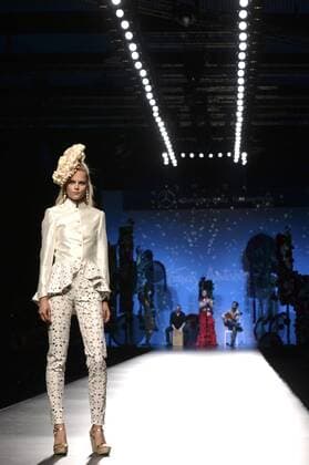Model bei der Francis Montesinos Fashion Show auf der Mercedes-Benz Fashion Week Madrid Spring Summer 2016. Madrid, 18.09.2015 Montesinos Model 