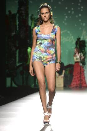 Model bei der Francis Montesinos Fashion Show auf der Mercedes-Benz Fashion Week Madrid Spring Summer 2016. Madrid, 18.09.2015 Montesinos Model 