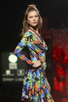 Model bei der Francis Montesinos Fashion Show auf der Mercedes-Benz Fashion Week Madrid Spring Summer 2016. Madrid, 18.09.2015 Montesinos Model 