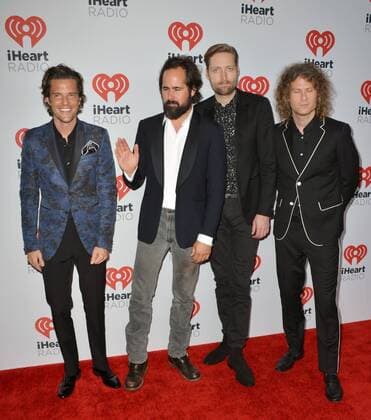 Las Vegas, Nevada, United States of America - Music group The Killers attend the 2015 iHeartRadio Music Festival on September 18, 2015 at MGM Grand Arena in Las Vegas, Nevada. Las Vegas United States of America - ZUMAt114