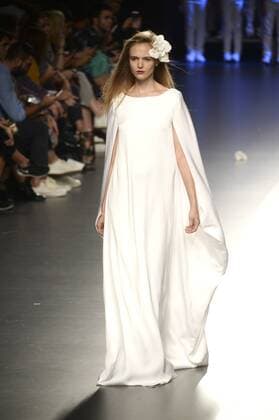 Model bei der Duyos Fashion Show auf der Mercedes-Benz Fashion Week Madrid Spring Summer 2016. Madrid, 18.09.2015 Duyos Model 