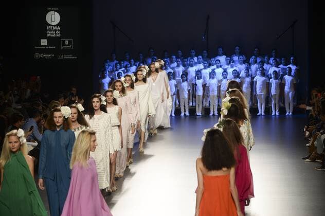 Models bei der Duyos Fashion Show auf der Mercedes-Benz Fashion Week Madrid Spring Summer 2016. Madrid, 18.09.2015 Duyos Model 