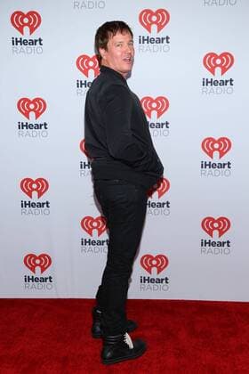Stephan Jenkins of Third Eye Blind arrives in the press room for the iHeartRadio Music Festival at the MGM Grand Hotel in Las Vegas, Nevada on September 18, 2015.  LAV20150918117 JAMESxATOA