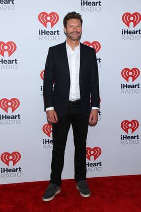 Ryan Seacrest arrives in the press room for the iHeartRadio Music Festival at the MGM Grand Hotel in Las Vegas, Nevada on September 18, 2015.  LAV20150918120 JAMESxATOA