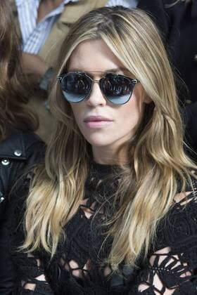 London, UK. 19 09 2015. Model Abbey Clancy attends the Sibling fashion show at London Fashion Week. London Fashion Week, Sibling, London, UK 