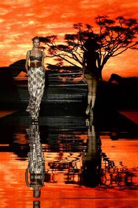 Model bei der Andres Sarda Fashion Show auf der Mercedes-Benz Fashion Week Madrid Spring Summer 2016. Madrid, 19.09.2015 Andres Sarda Model 