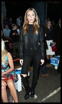 . 19 09 2015. London, United Kingdom. Abbey Clancy at the Hunter Original show at London Fashion Week-S S 2016 -Day two.  xStephenxLockx xi-Imagesx IIM-11063-0046