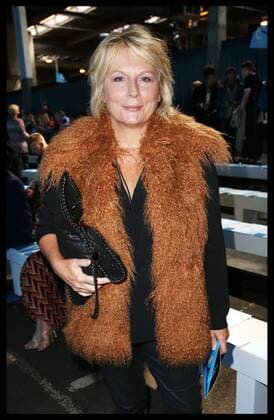 . 19 09 2015. London, United Kingdom. Jennifer Saunders at the Hunter Original show at London Fashion Week-S S 2016 -Day two.  xStephenxLockx xi-Imagesx IIM-11063-0055