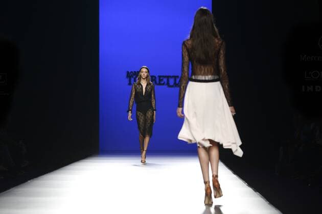 Models bei der Roberto Torretta Fashion Show auf der Mercedes-Benz Fashion Week Madrid Spring Summer 2016. Madrid, 19.09.2015 Roberto Torretta Model 