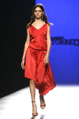 Model bei der Roberto Torretta Fashion Show auf der Mercedes-Benz Fashion Week Madrid Spring Summer 2016. Madrid, 19.09.2015 Roberto Torretta Model 