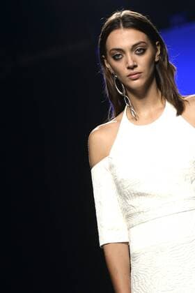 Model bei der Roberto Torretta Fashion Show auf der Mercedes-Benz Fashion Week Madrid Spring Summer 2016. Madrid, 19.09.2015 Roberto Torretta Model 