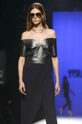 Model bei der Roberto Torretta Fashion Show auf der Mercedes-Benz Fashion Week Madrid Spring Summer 2016. Madrid, 19.09.2015 Roberto Torretta Model 