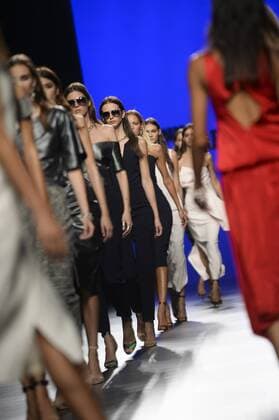 Models bei der Roberto Torretta Fashion Show auf der Mercedes-Benz Fashion Week Madrid Spring Summer 2016. Madrid, 19.09.2015 Roberto Torretta Models 