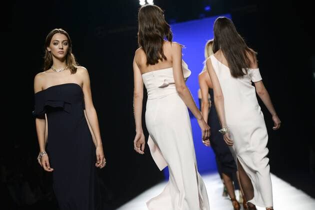 Models bei der Roberto Torretta Fashion Show auf der Mercedes-Benz Fashion Week Madrid Spring Summer 2016. Madrid, 19.09.2015 Roberto Torretta Models 