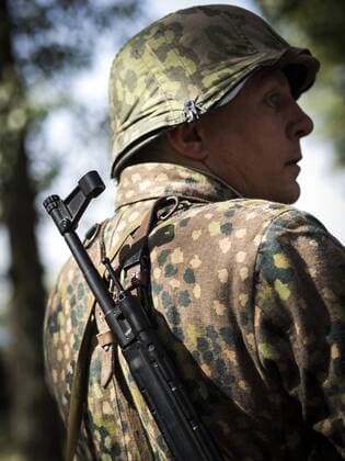 Sept. 19, 2015 - Nazi soldiers since the Second World War -- In the historical festival Civilization in Kiev, Ukraine have been replicated the history of revolutions, way of life and the atmosphere of centuries since antiquity and the middle of the twentieth century - ZUMAg154