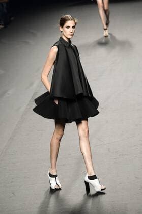 Model bei der Amaya Arzuaga Fashion Show auf der Mercedes-Benz Fashion Week Madrid Spring Summer 2016. Madrid, 19.09.2015 Amaya Arzuaga Model 