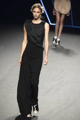 Model bei der Amaya Arzuaga Fashion Show auf der Mercedes-Benz Fashion Week Madrid Spring Summer 2016. Madrid, 19.09.2015 Amaya Arzuaga Model 